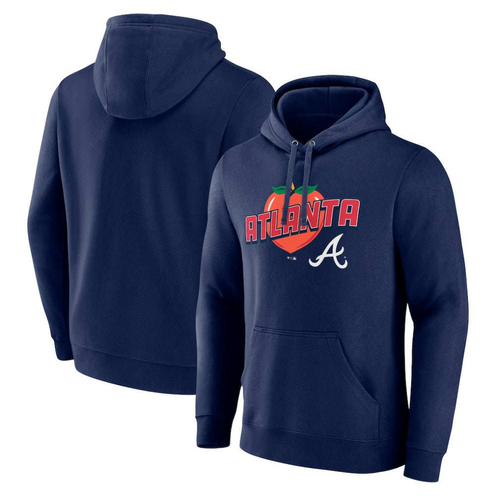 Atlanta Braves Peach Pullover Hoodie - MLB Hoodies