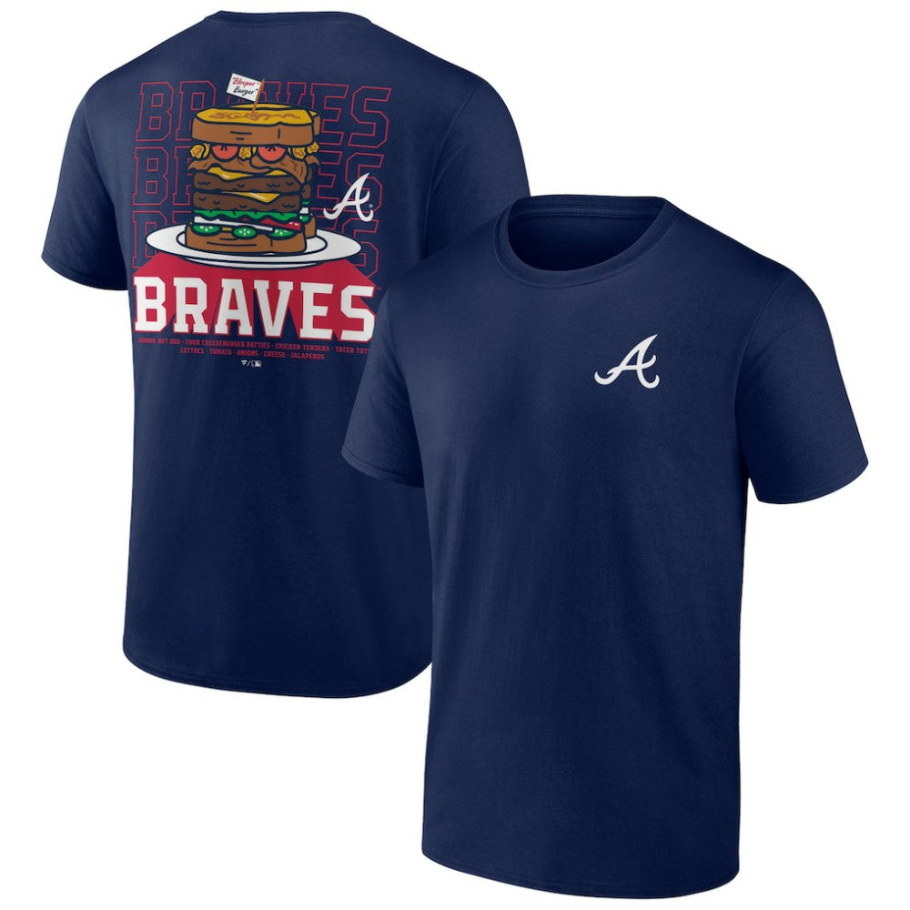 Atlanta Braves Blooper Burger T-Shirt - MLB T-shirts