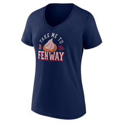 Boston Red Sox Women's Take Me to Fenway V-Neck T-Shirt - MLB T-shirts