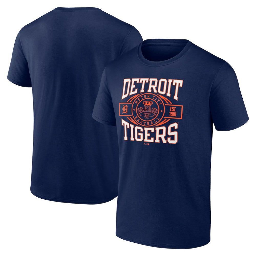 Detroit Tigers Motor City Baseball T-Shirt - MLB T-shirts