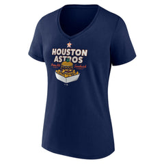 Houston Astros Women's Prime Rib Sandwich V-Neck T-Shirt - MLB T-shirts