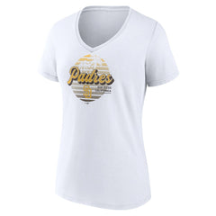 San Diego Padres Women's Palm Trees V-Neck T-Shirt - MLB T-shirts