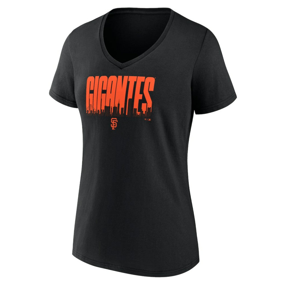San Francisco Giants Women's Gigantes V-Neck T-Shirt - MLB T-shirts