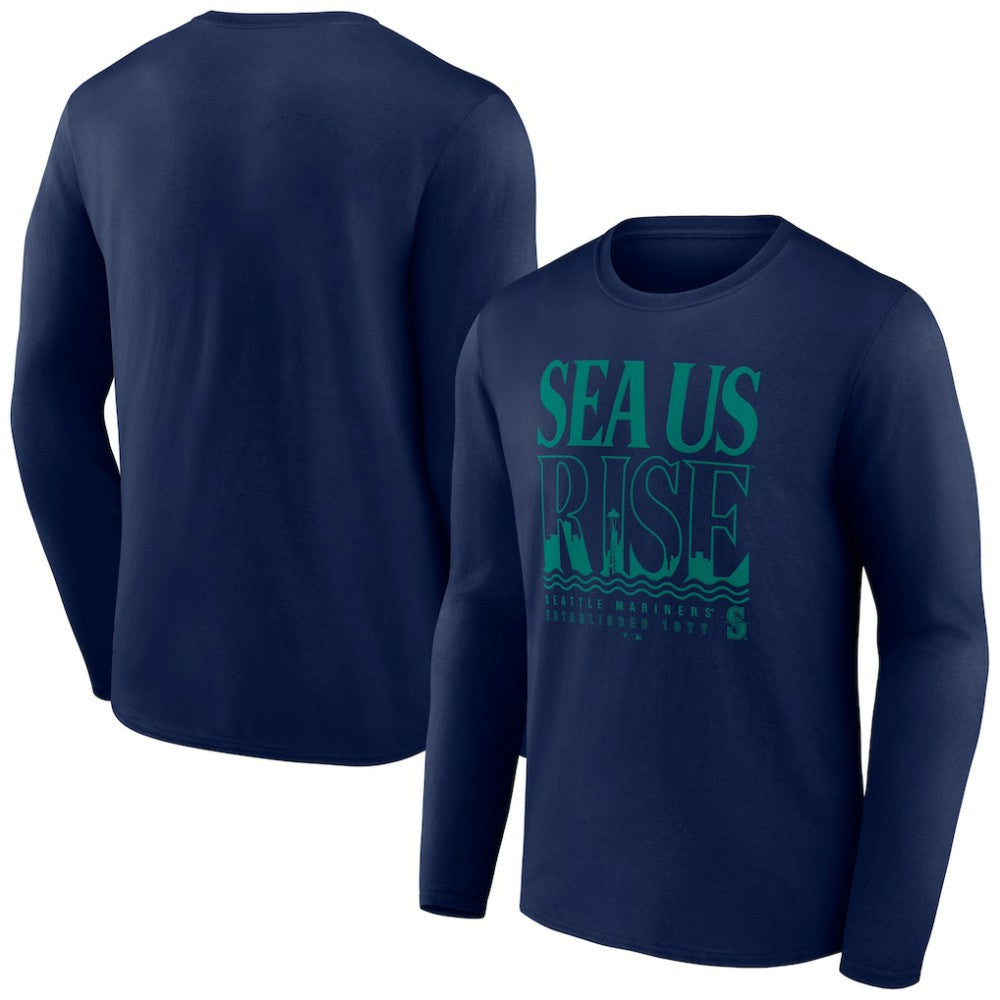 Seattle Mariners Sea Us Rise Long Sleeve T-Shirt - MLB T-shirts