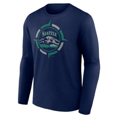Seattle Mariners Compass Long Sleeve T-Shirt - MLB T-shirts