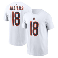 Chicago Bears Caleb Williams  Name & Number T-Shirt | NFL Near me