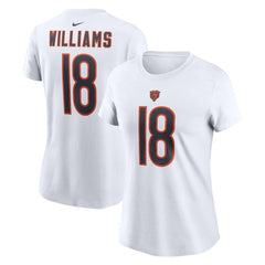 Chicago Bears Caleb Williams  Women's Name & Number T-Shirt | NFL Hot