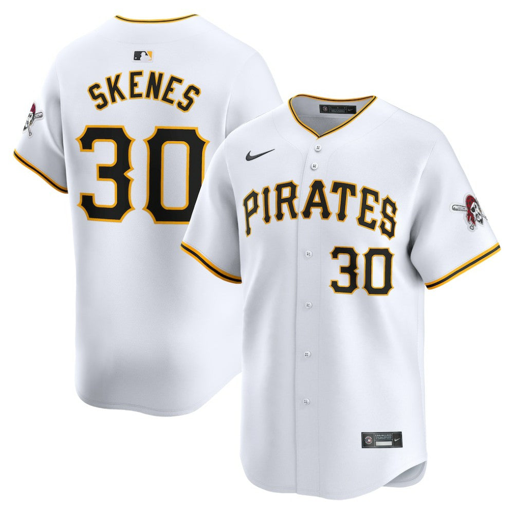 Paul Skenes Pittsburgh Pirates Nike Home Limited Player Jersey - MLB Jerseys