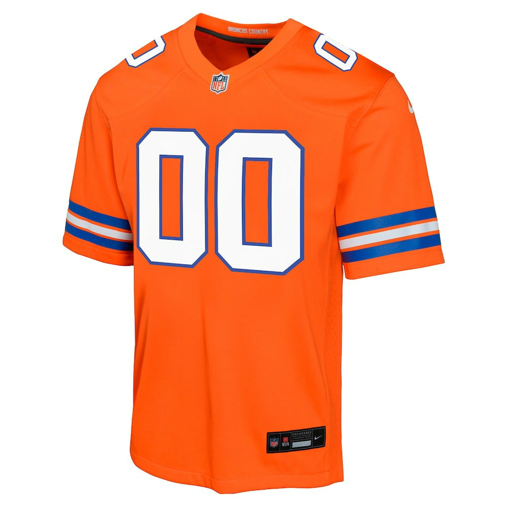 Denver Broncos Youth Mile High Collection 1977 Throwback Custom Game Jersey | NFL Discount