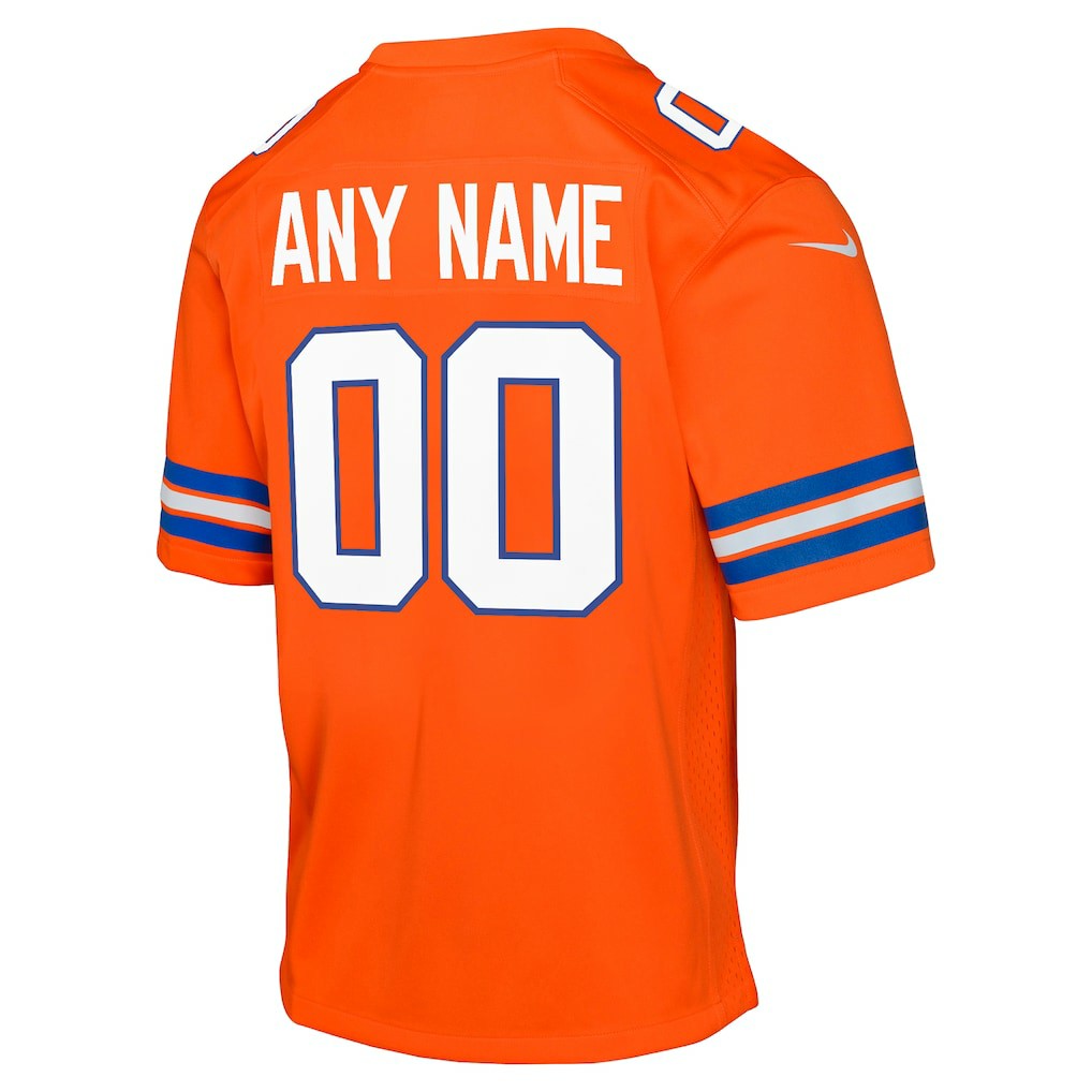 Denver Broncos Youth Mile High Collection 1977 Throwback Custom Game Jersey | NFL Discount
