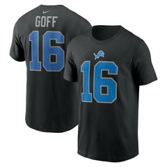 Detroit Lions Jared Goff  Name & Number T-Shirt | NFL Sale