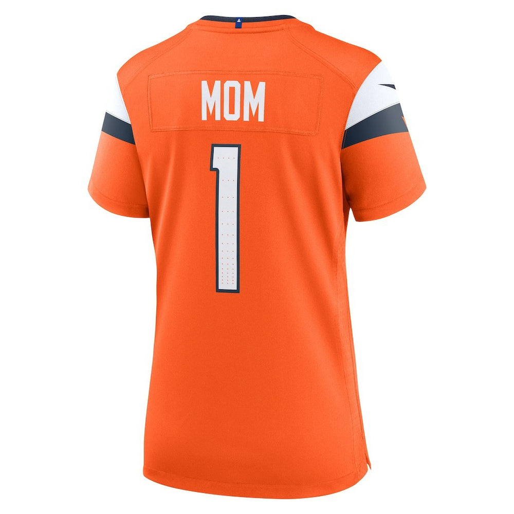 Denver Broncos Women's #1 Mom Game Jersey | NFL On sale