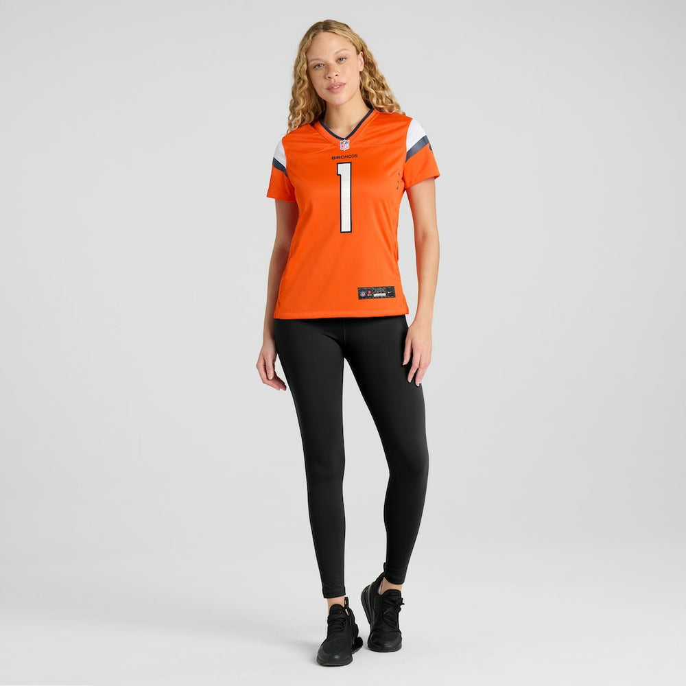 Denver Broncos Women's #1 Mom Game Jersey | NFL On sale