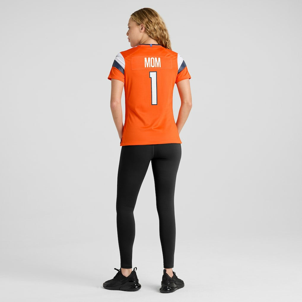 Denver Broncos Women's #1 Mom Game Jersey | NFL On sale
