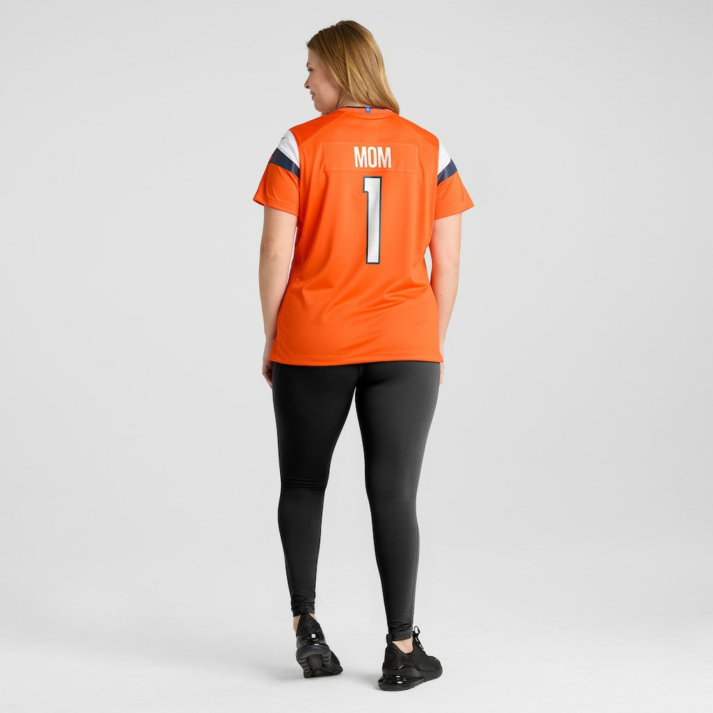 Denver Broncos Women's #1 Mom Game Jersey | NFL On sale