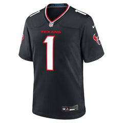 Houston Texans #1 Dad Game Jersey | NFL On sale