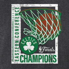 Heather Charcoal Boston Celtics 2024 Eastern Conference Champions Full Court Trap T-Shirt | NBA