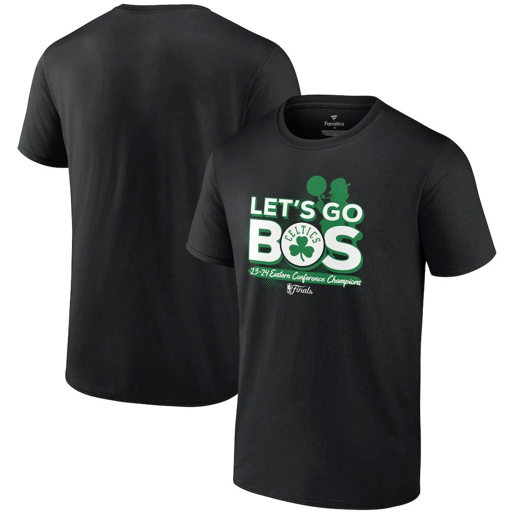 Black Boston Celtics 2024 Eastern Conference Champions Layup Drill T-Shirt | NBA