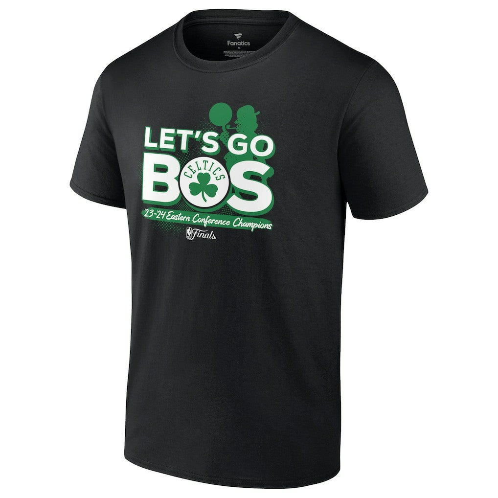 Black Boston Celtics 2024 Eastern Conference Champions Layup Drill T-Shirt | NBA