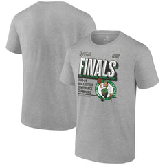 Steel Boston Celtics 2024 Eastern Conference Champions Locker Room Post Up Move T-Shirt | NBA