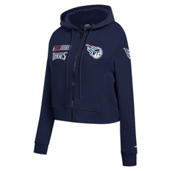 Tennessee Titans Pro Standard Women's Split Logo Full-Zip Hoodie | NFL Hot