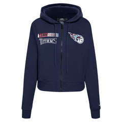 Tennessee Titans Pro Standard Women's Split Logo Full-Zip Hoodie | NFL Hot