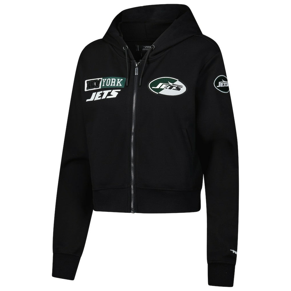 New York Jets Pro Standard Women's Split Logo Full-Zip Hoodie | NFL New