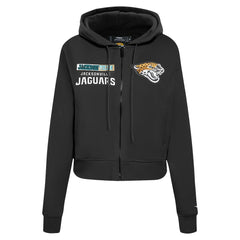 Jacksonville Jaguars Pro Standard Women's Split Logo Full-Zip Hoodie | NFL US