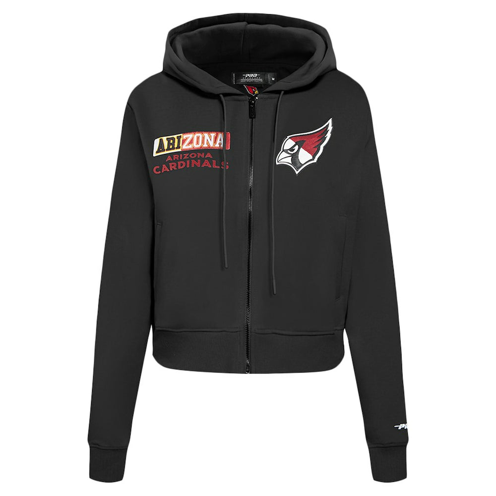 Arizona Cardinals Pro Standard Women's Split Logo Full-Zip Hoodie | NFL Hot