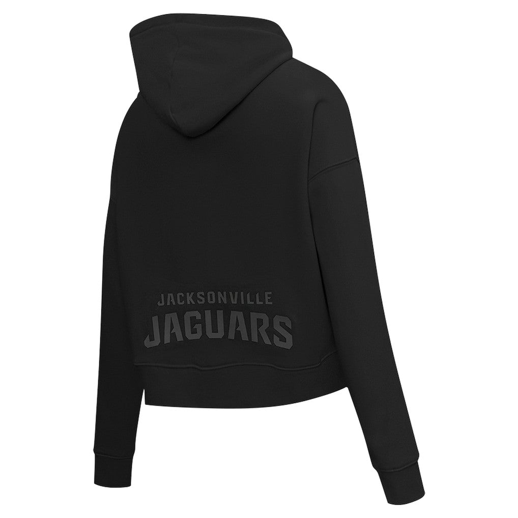 Jacksonville Jaguars Pro Standard Women's Jeweled Cropped Pullover Hoodie | NFL Discount