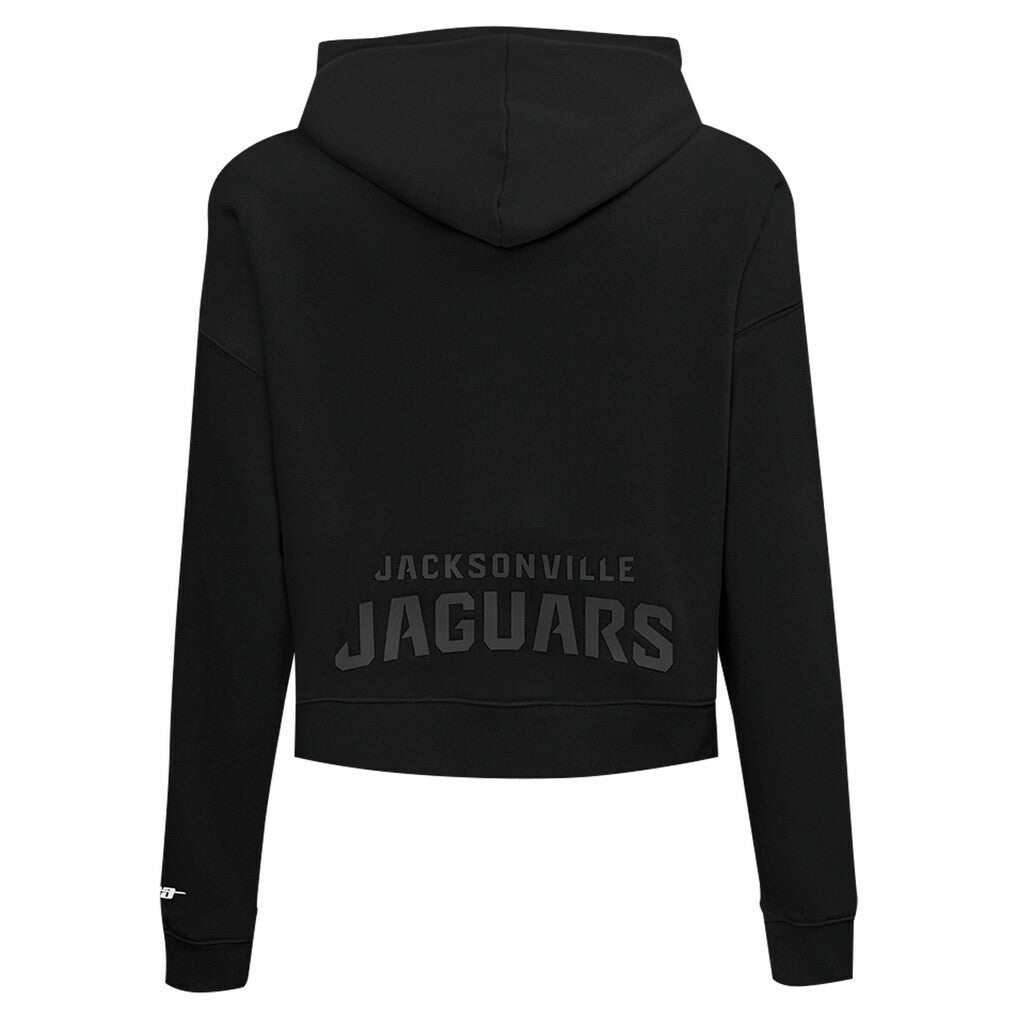 Jacksonville Jaguars Pro Standard Women's Jeweled Cropped Pullover Hoodie | NFL Discount