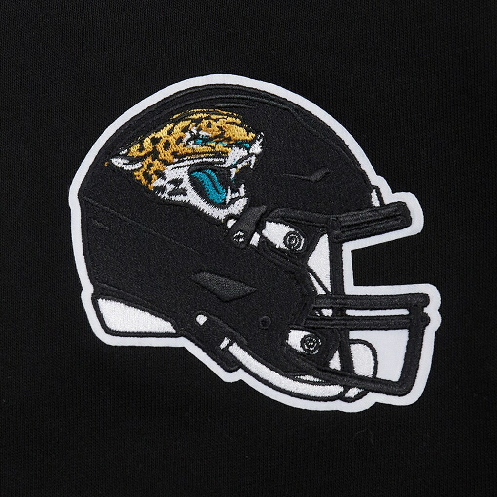 Jacksonville Jaguars Pro Standard Women's Jeweled Cropped Pullover Hoodie | NFL Discount