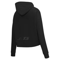 New York Jets Pro Standard Women's Jeweled Cropped Pullover Hoodie | NFL Discount