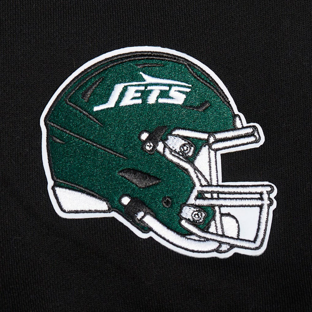 New York Jets Pro Standard Women's Jeweled Cropped Pullover Hoodie | NFL Discount