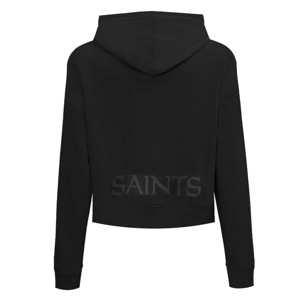 New Orleans Saints Pro Standard Women's Jeweled Cropped Pullover Hoodie | NFL Online