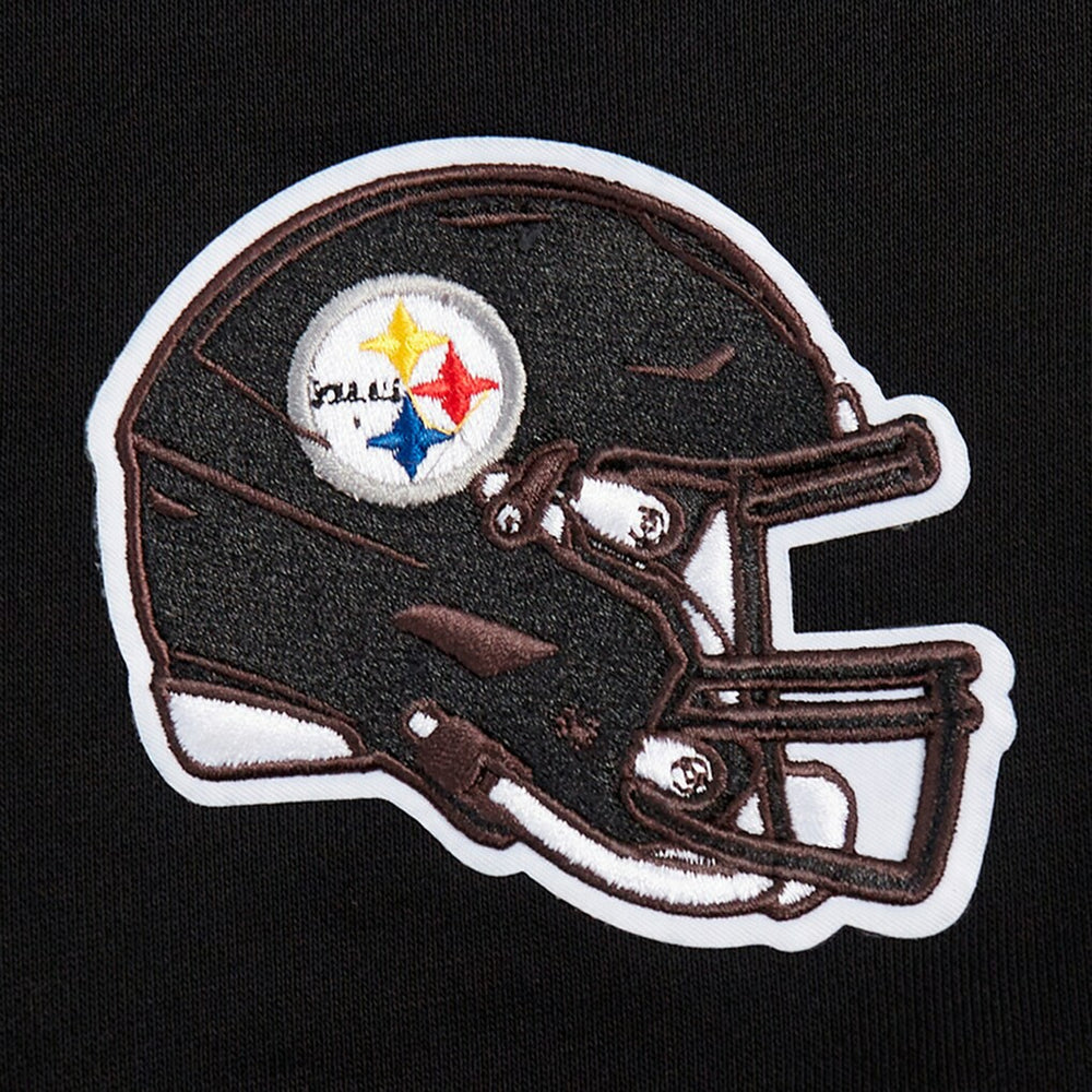Pittsburgh Steelers Pro Standard Women's Jeweled Cropped Pullover Hoodie | NFL Online