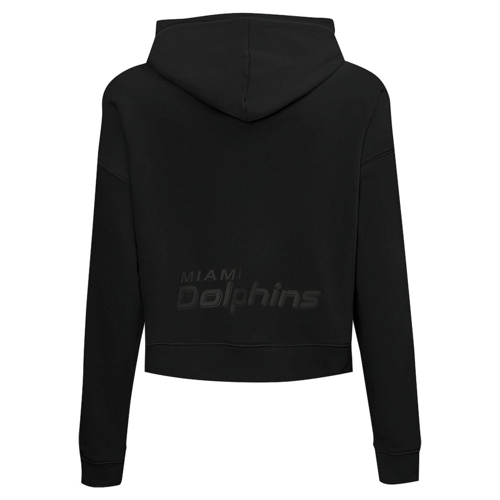 Miami Dolphins Pro Standard Women's Jeweled Cropped Pullover Hoodie | NFL New