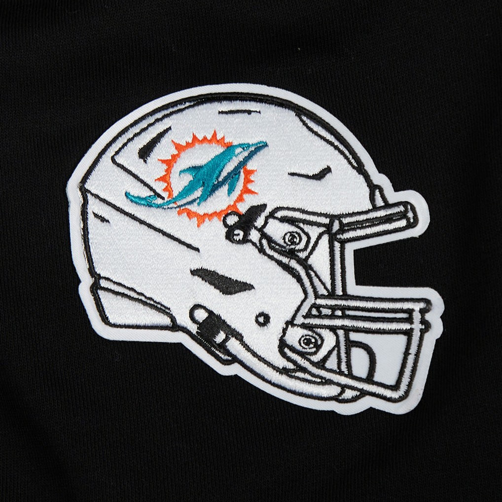 Miami Dolphins Pro Standard Women's Jeweled Cropped Pullover Hoodie | NFL New