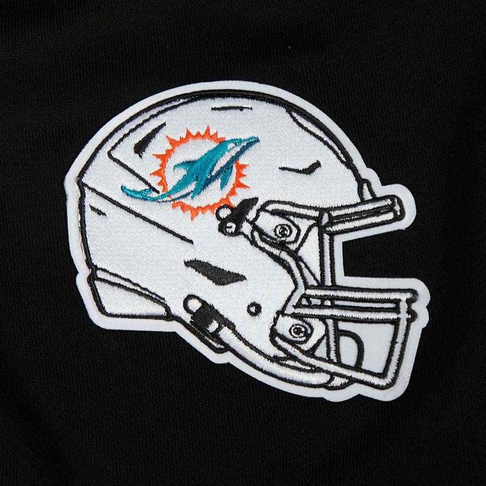 Miami Dolphins Pro Standard Women's Jeweled Cropped Pullover Hoodie | NFL New