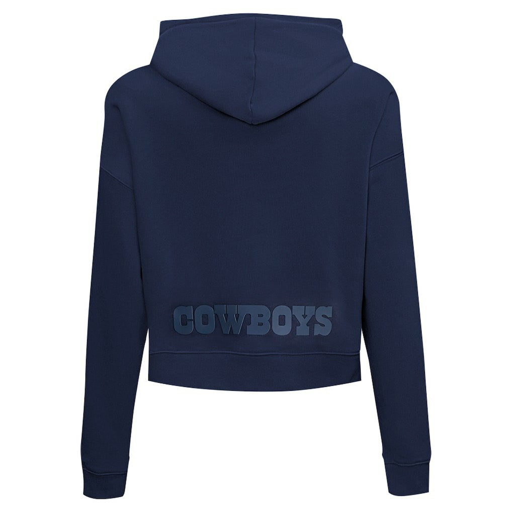 Dallas Cowboys Pro Standard Women's Jeweled Cropped Pullover Hoodie | NFL New