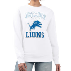Detroit Lions G-III 4Her by Carl Banks Women's Team Logo Graphic Tri-Blend Pullover Sweatshirt | NFL Outlet