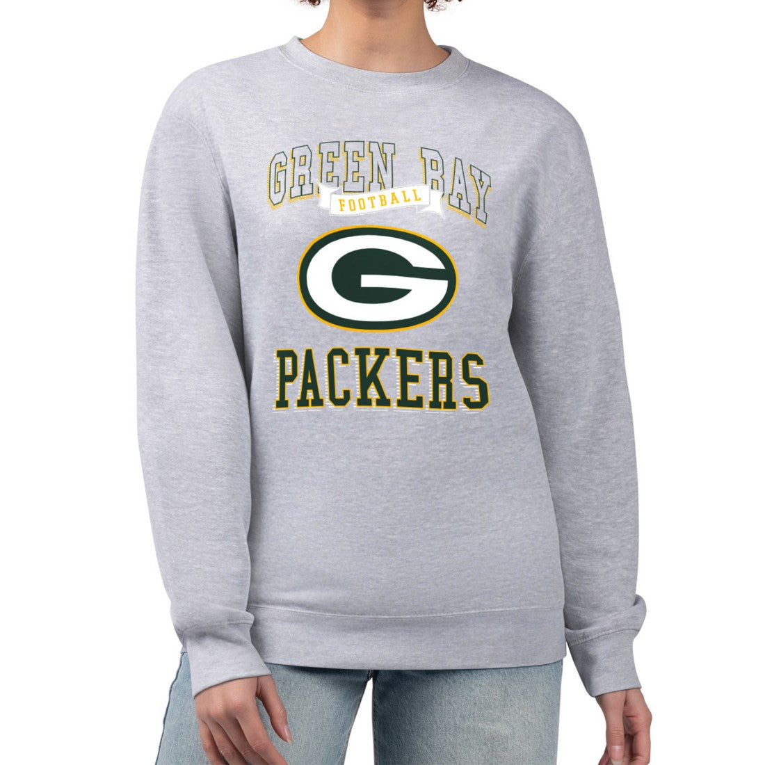 Green Bay Packers G-III 4Her by Carl Banks Women's Team Logo Graphic Tri-Blend Pullover Sweatshirt | NFL US