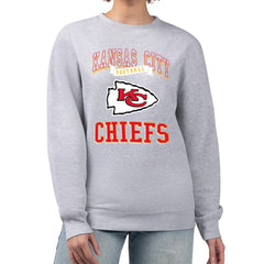 Kansas City Chiefs G-III 4Her by Carl Banks Women's Team Logo Graphic Tri-Blend Pullover Sweatshirt | NFL Hot