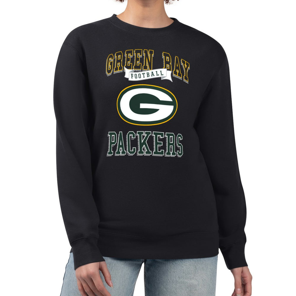 Green Bay Packers G-III 4Her by Carl Banks Women's Team Logo Graphic Tri-Blend Pullover Sweatshirt | NFL US