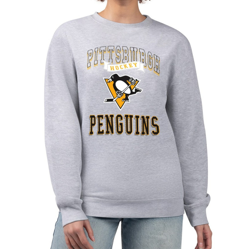 Pittsburgh Penguins G-III 4Her by Carl Banks Women's Team Logo Tri-Blend Fleece Pullover Sweatshirt -  NHL Sweatshirts