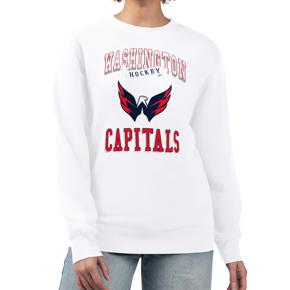 Washington Capitals G-III 4Her by Carl Banks Women's Team Logo Tri-Blend Fleece Pullover Sweatshirt -  NHL Sweatshirts