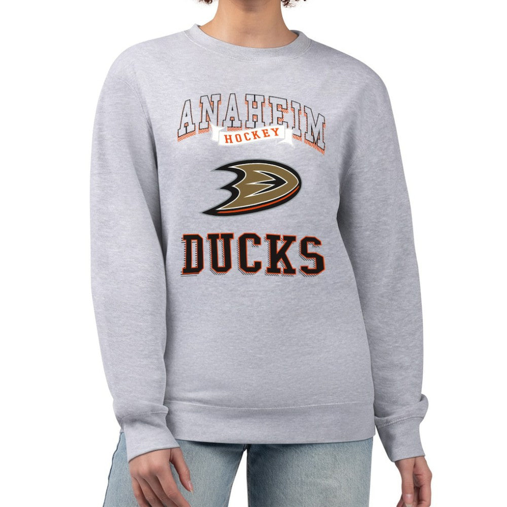 Anaheim Ducks G-III 4Her by Carl Banks Women's Team Logo Tri-Blend Fleece Pullover Sweatshirt -  NHL Sweatshirts