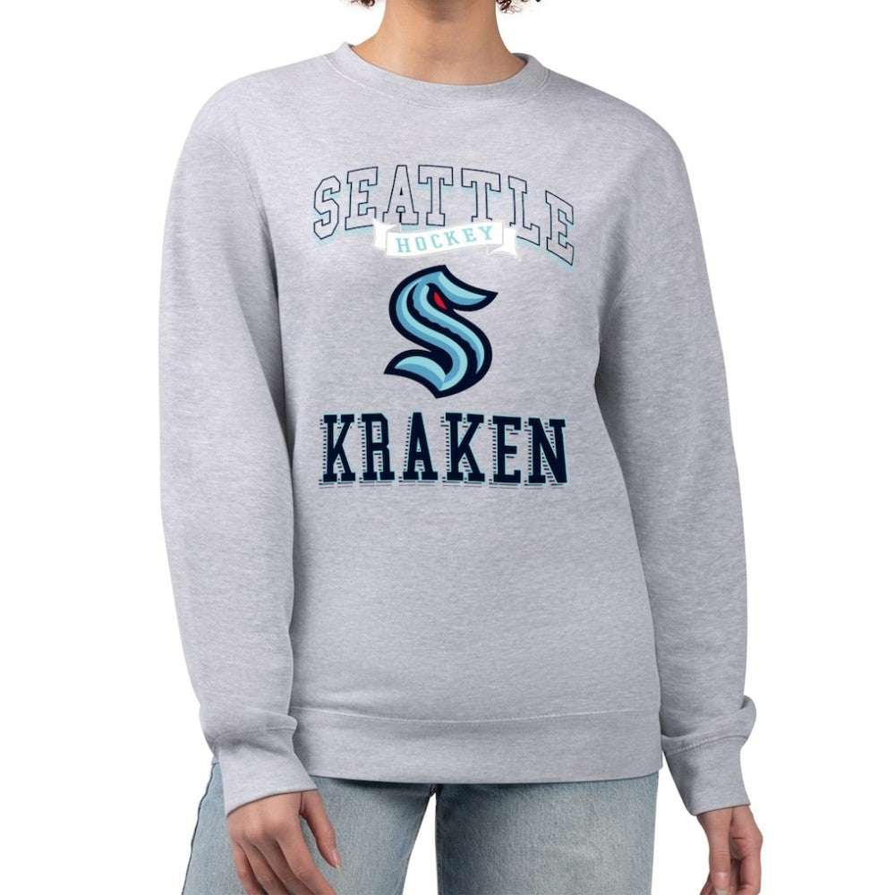 Seattle Kraken G-III 4Her by Carl Banks Women's Team Logo Tri-Blend Fleece Pullover Sweatshirt -  NHL Sweatshirts