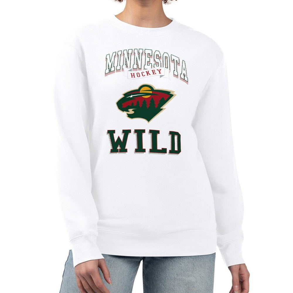 Minnesota Wild G-III 4Her by Carl Banks Women's Team Logo Tri-Blend Fleece Pullover Sweatshirt -  NHL Sweatshirts