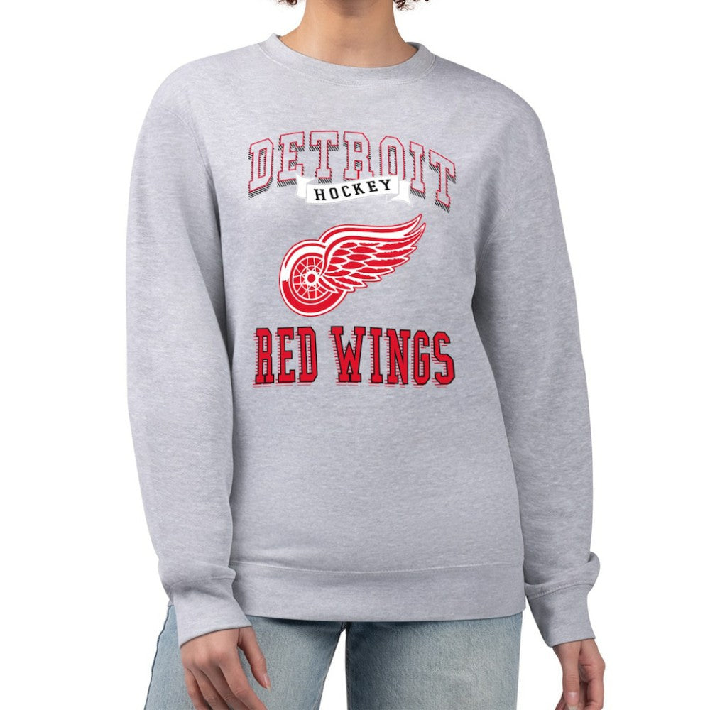 Detroit Red Wings G-III 4Her by Carl Banks Women's Team Logo Tri-Blend Fleece Pullover Sweatshirt -  NHL Sweatshirts